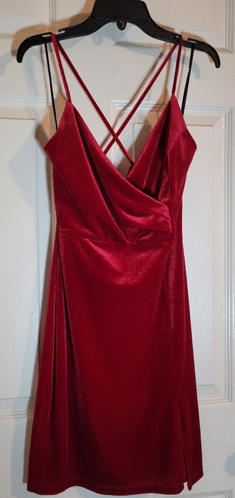 Windsor So Sleek Velvet Mini Dress